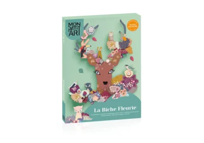 Mon Petit Art - Kit déco Biche fleurie