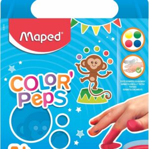 Maped – Peinture à doigts x4