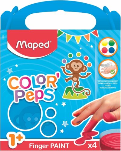 Maped - Peinture à doigts x4