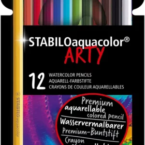 Stabilo – Crayons aquarellables Arty x12