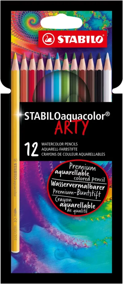 Stabilo - Crayons aquarellables Arty x12