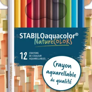 Stabilo – Crayons aquarellables Naturecolors x12
